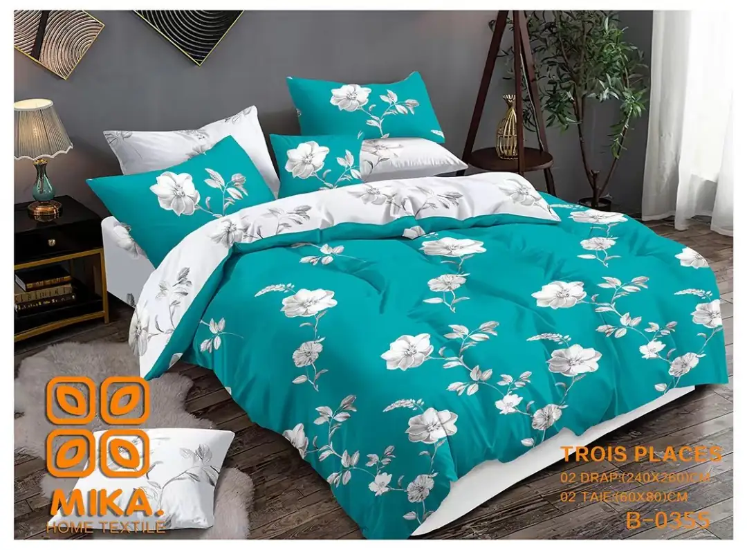 Bedsheets - Draps 3 places et oreillers – Image 7