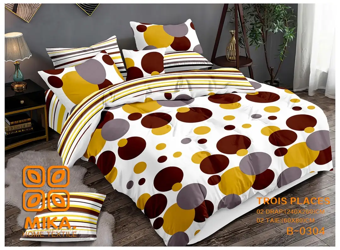 Bedsheets - Draps 3 places et oreillers – Image 6