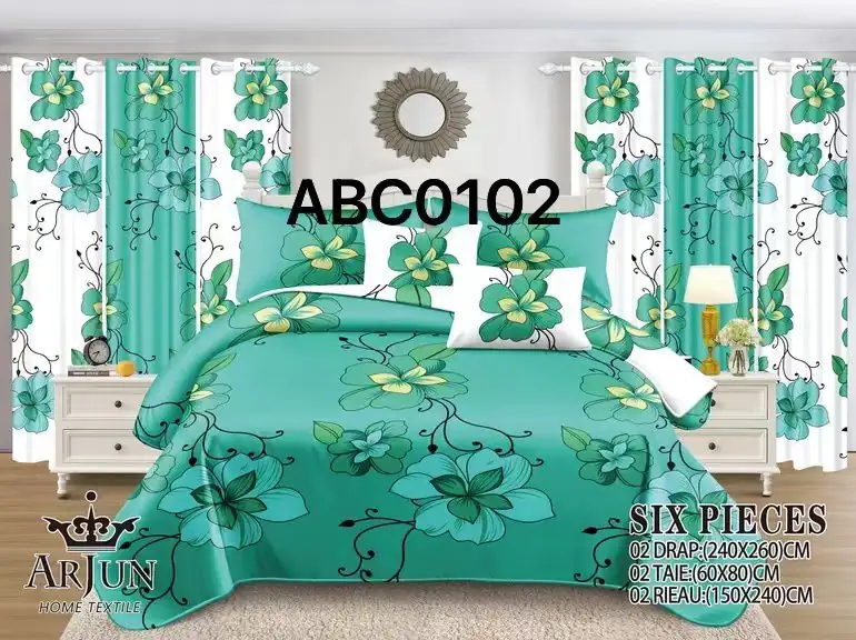 02 DRAPS, 02 TAIES et 02 RIDEAUX