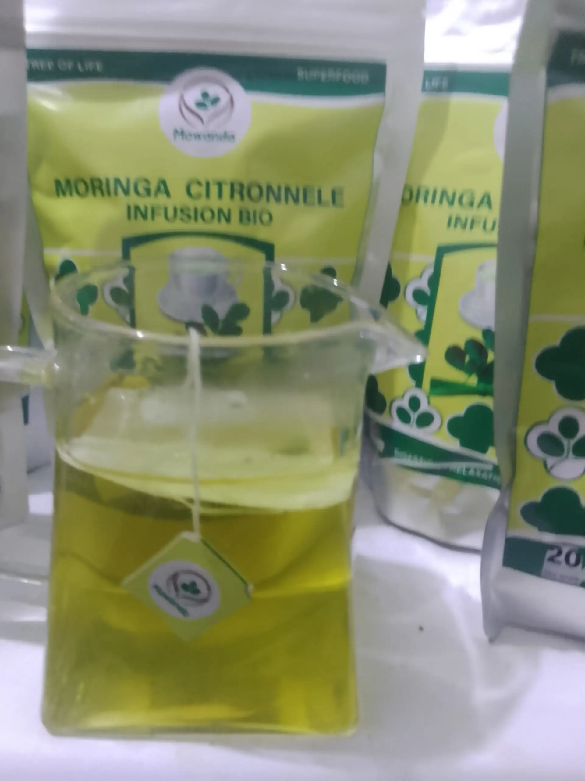 Thé vert de Moringa au Citronnelle – Image 2