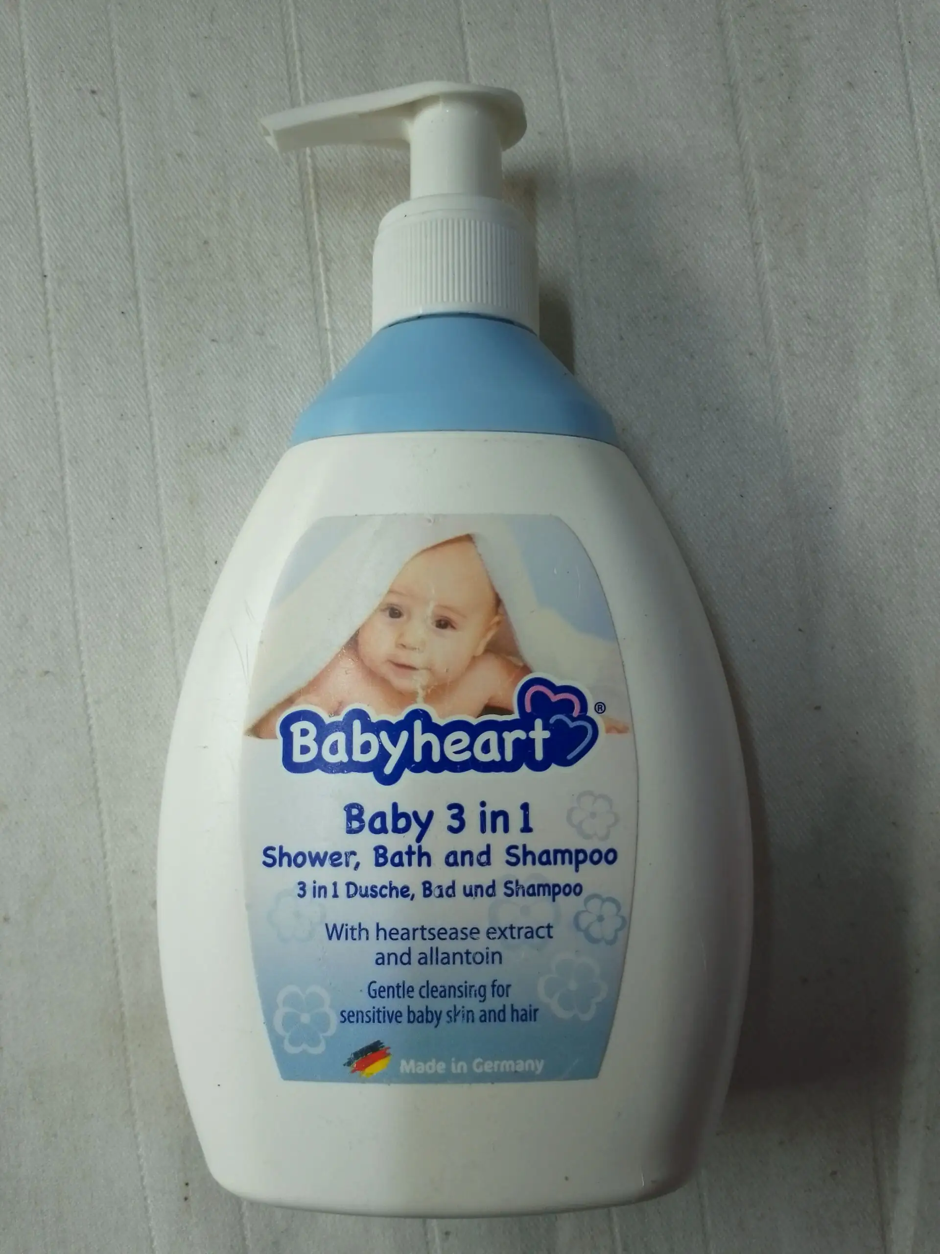 Shampooing babyheart 3 en 1 gel de douche – Image 2