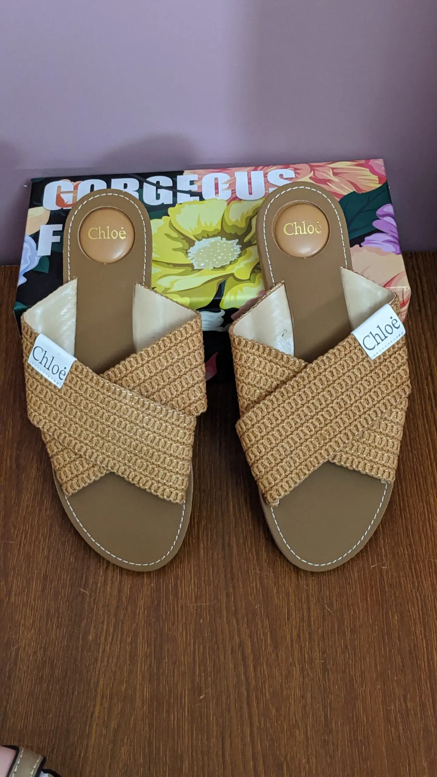 Chloe SLIPPERS BROWN
