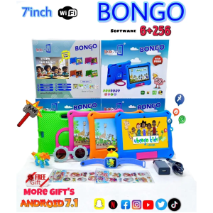 Tablette éducative Bongo pour enfants 256Go ROM 6Go RAM  7"- WiFi only - 3000mAh