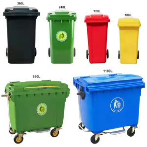 Bacs à ordure sceaux à poubelle de 100L à 1100L