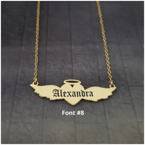 Collier en acier inoxydable gravé – Longueur: 40-45 cm – Largeur: 0,5-1 cm – Poids: 10-20 grammes