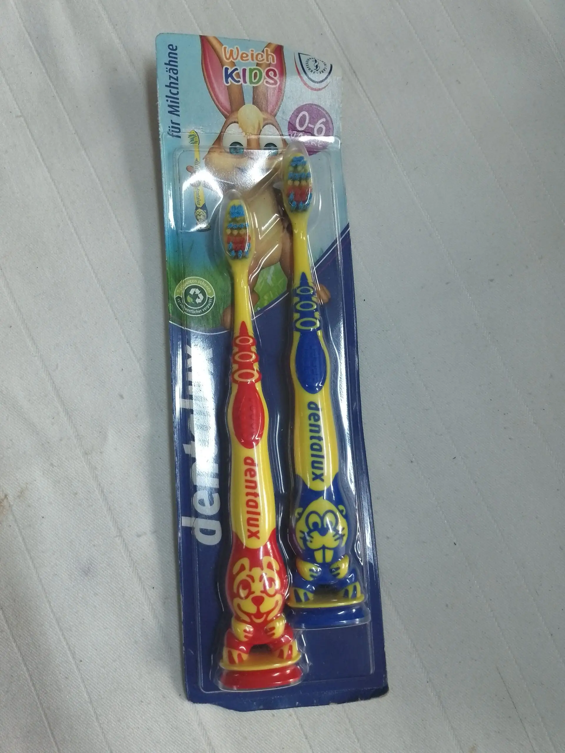 Brosse à dents x2 pour enfants DENTALUX – Image 2