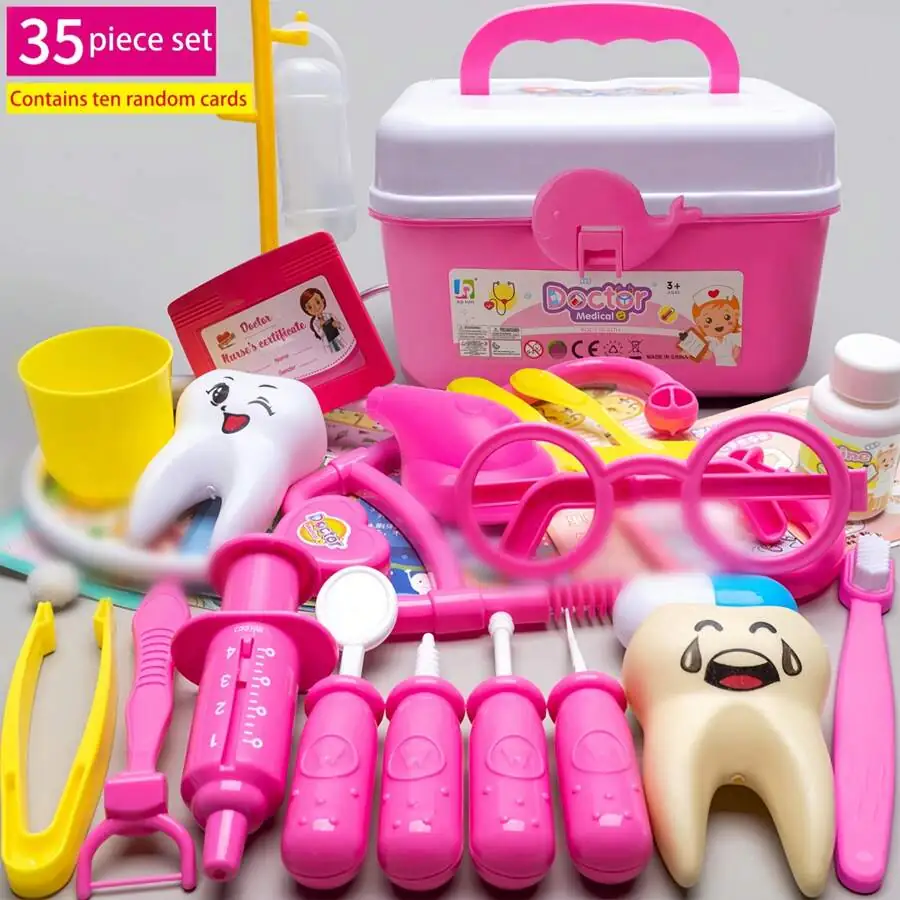 Jeu de docteur Ensemble de jouets éducatifs avec boîte de rangement – Image 5