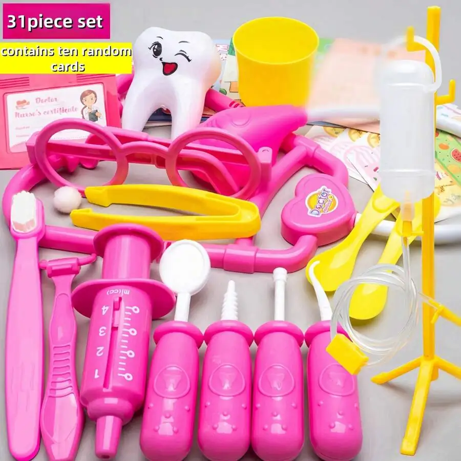 Jeu de docteur Ensemble de jouets éducatifs avec boîte de rangement – Image 3