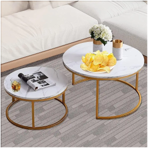 Ensemble de 2 Tables Rondes