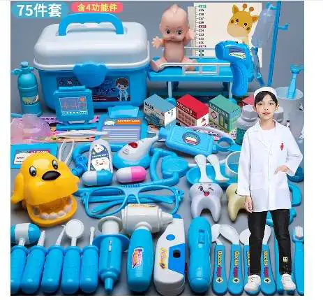 Jeu de docteur Ensemble de jouets éducatifs avec boîte de rangement – Image 2