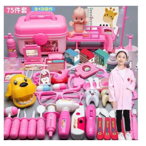 Jeu de docteur Ensemble de jouets éducatifs avec boîte de rangement