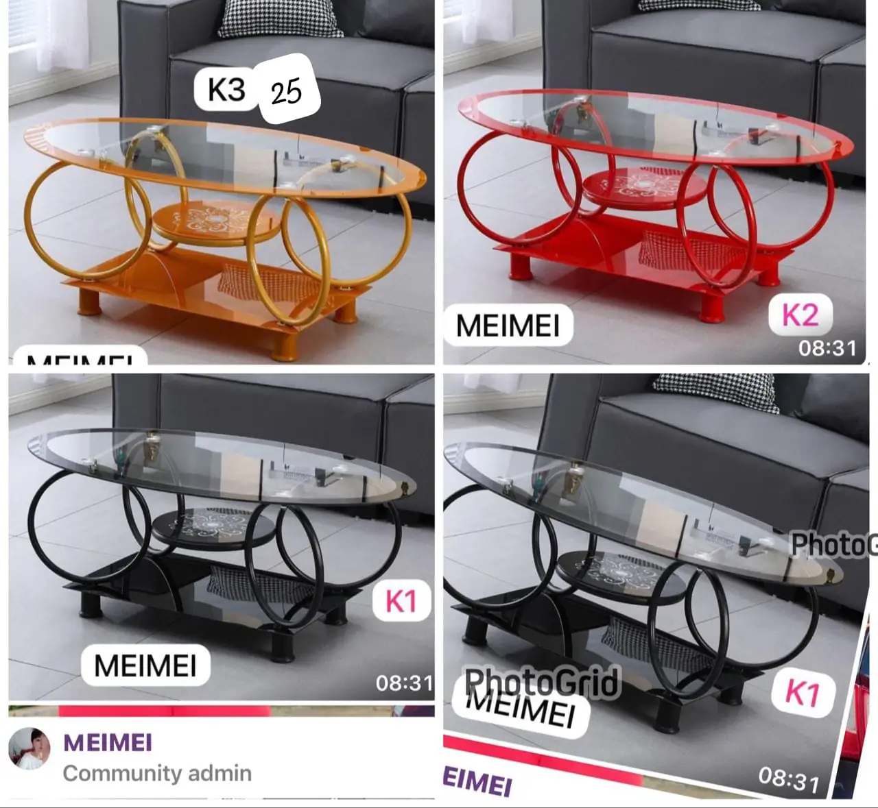 Table basse vitrée – Image 2