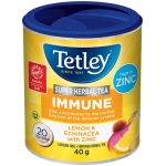 Thé Tetley à base de Lemon et gingembre sans caféine