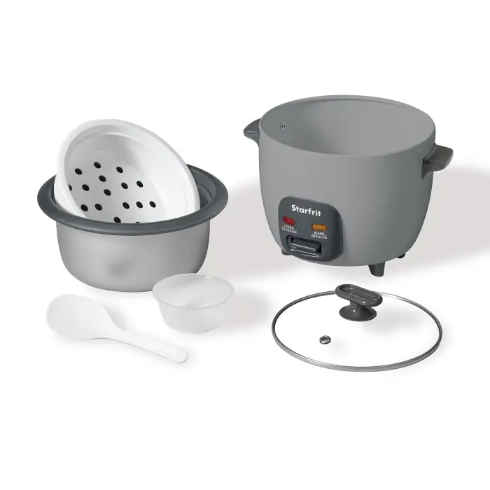 Starfrit Cuiseur à riz électrique 10 tasses avec récipient en céramique antiadhésif – Image 2