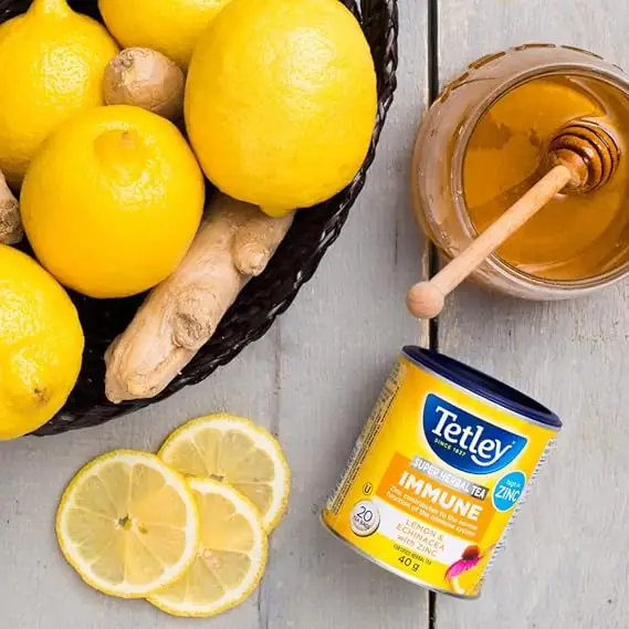 Thé Tetley à base de Lemon et gingembre sans caféine – Image 5