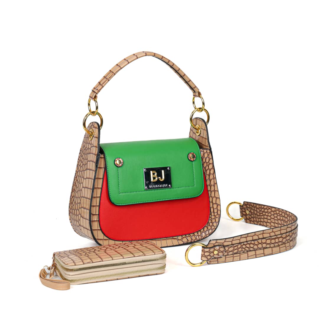 Détail de la texture et de la couture fine du sac BRANDON JOE