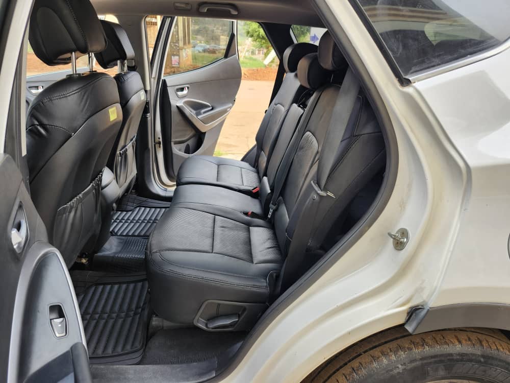 Profil du Hyundai Santa Fe 2014 montrant ses lignes élégantes et ses jantes