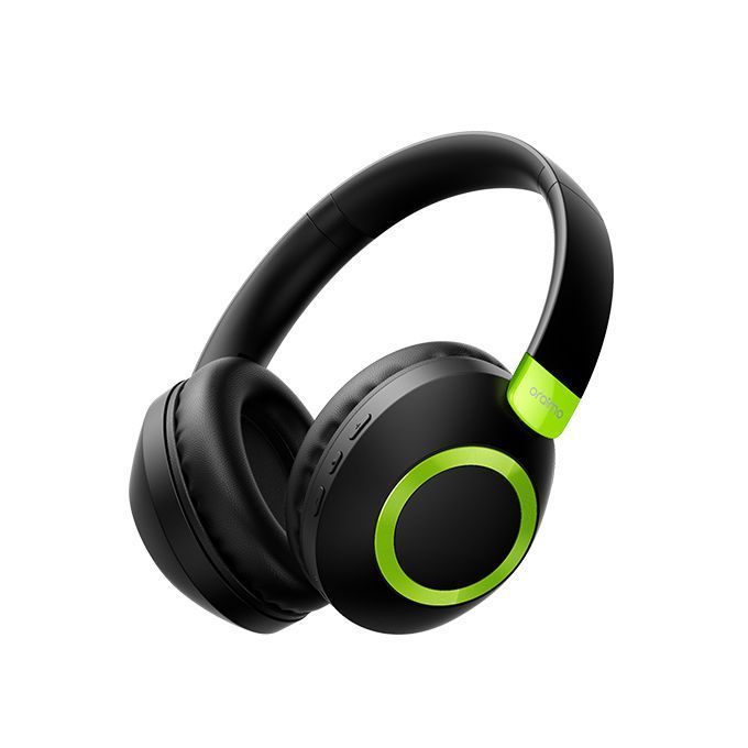 Casque ORAIMO BOOMPOP 2S posé sur une table, mettant en avant son design compact et ses commandes