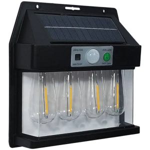 Lampe Solaire Extérieure 100 Lumens - Éclairage LED Autonome avec Détecteur de Mouvement - IP65 Étanche - Pour Jardin, Allée et Terrasse