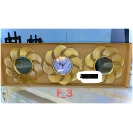 Pendule Murale Moderne - Horloge Murale Silencieuse à Balancier - Cadran 40 cm - Design Élégant pour Salon et Bureau