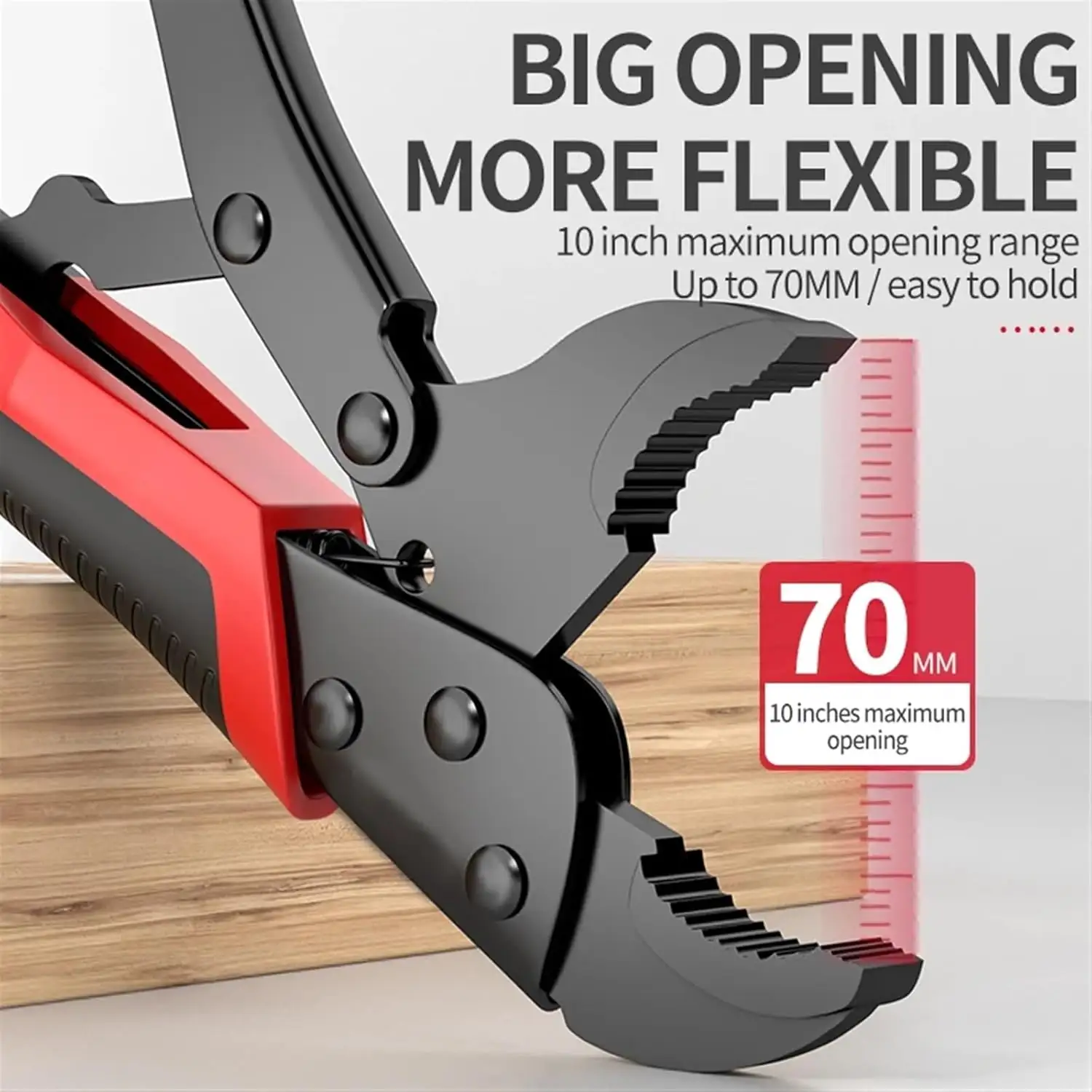 Pince Multifonction Puissante 7" et 10" - Outil Professionnel pour Serrage et Dénudage – Image 3