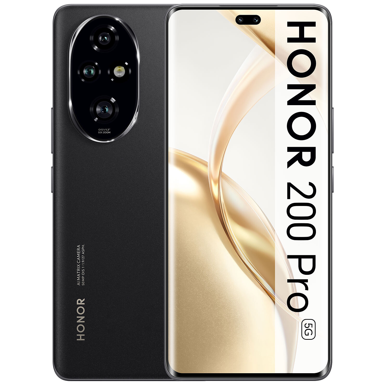 Détail du dos du Huawei Honor 200 Pro montrant son module de caméra sophistiqué et sa finition premium