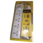 Rallonge Electrique XS-Liang XP4T08 - 2500W 10A 250V - 4 Prises - 1.5m - Blanc - Normes CE