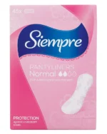 Protège-Slips Siempre - Lot Économique - Protection Quotidienne Légère - Pour Fuites Blanches et Petites Fuites - 100% Discret