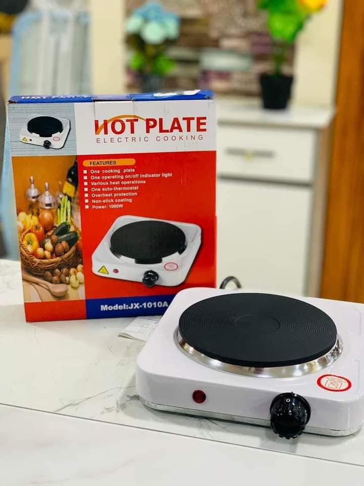 Plaque Chauffante Electrique JX-1010A HOT PLATE 1000W - Surface Antiadhésive - Thermostat Réglable - Pour Cuisine et Laboratoire