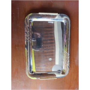 Plateau de Service en Inox - Design Moderne et Robustesse - Pour Restauration et Événements - Facile à Entretenir