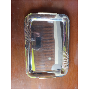 Plateau de Service en Inox - Design Moderne et Robustesse - Pour Restauration et Événements - Facile à Entretenir