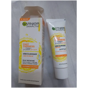 Crème Éclaircissante Garnier - Soin Uniformisant et Anti-Taches - Pour Visage et Corps - Tube 50ml
