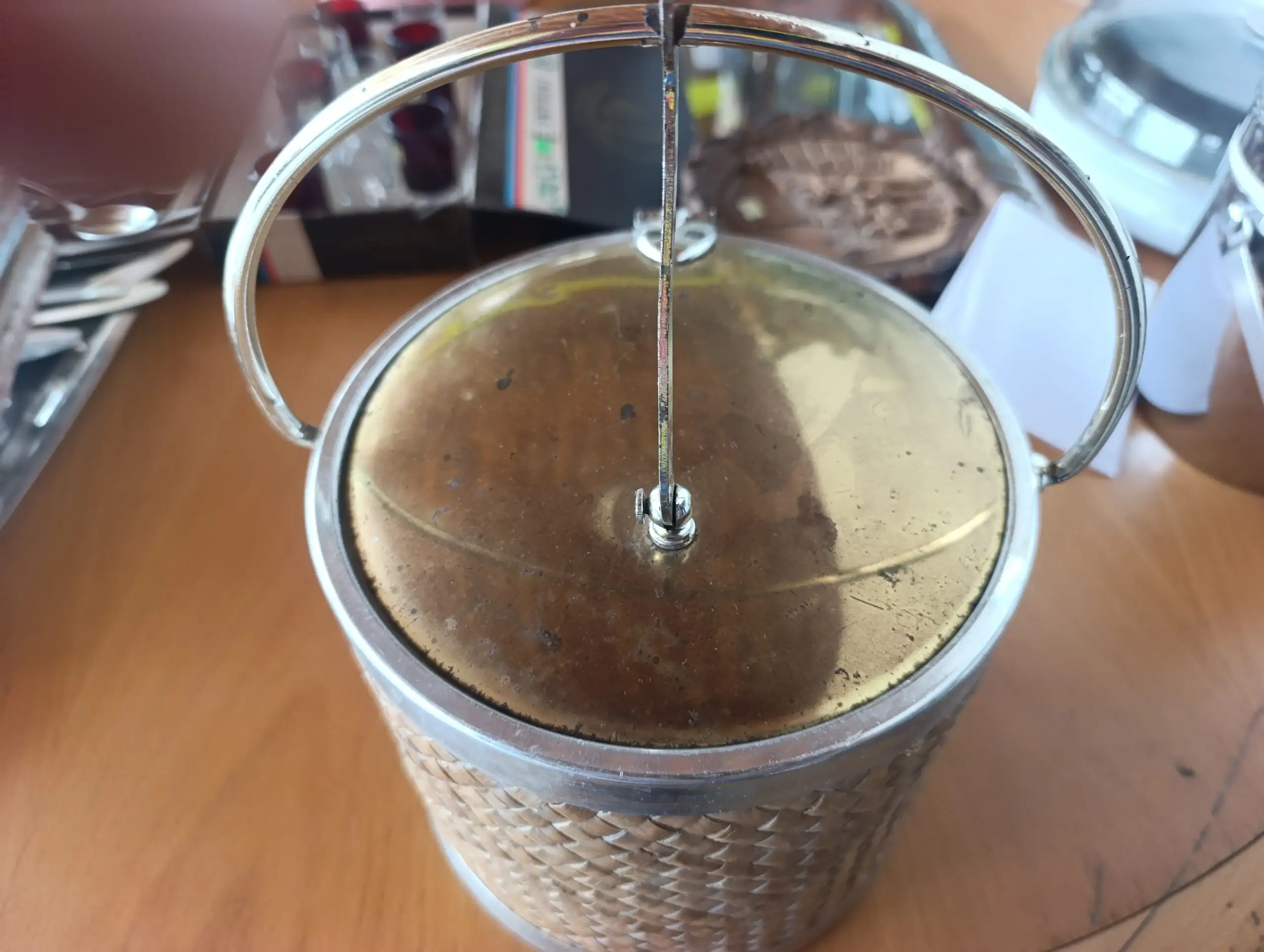 Seau à Glace d'Occasion - Modèle Métal - Capacité 5L - Pour Événements et Bars