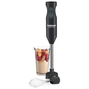 Mélangeur à Main Cuisinart 250 Watts - Mixeur Plongeant Professionnel - 5 Vitesses - Accessoires Inclus - Pour Soupes et Sauces