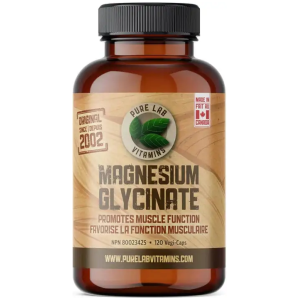Magnésium Glycinate 165mg - 120 Gélules - Haute Biodisponibilité - Réduction Fatigue & Fonction Musculaire - Qualité Pharma
