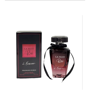 La Nuit Rose à l'Amour Eau de Parfum 100ml - Fragrance Romantique Florale - Pour Femme - Tenue Longue Durée