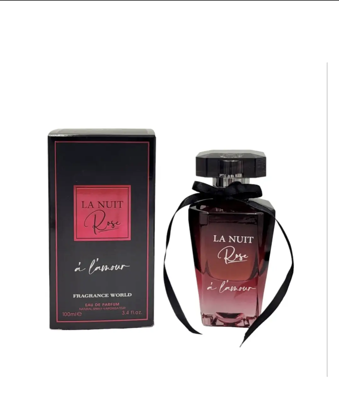 La Nuit Rose à l'Amour Eau de Parfum 100ml - Fragrance Romantique Florale - Pour Femme - Tenue Longue Durée
