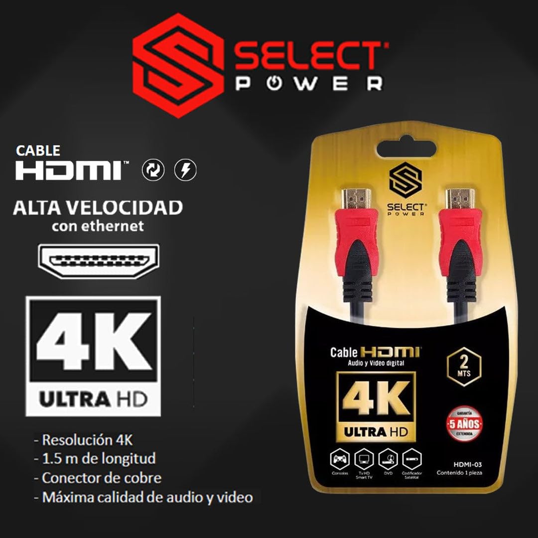 Détail des connecteurs nickelés du câble HDMI Haute Vitesse