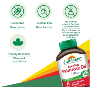 Complément Alimentaire Huile d'Onagre 500mg 180 Gélules