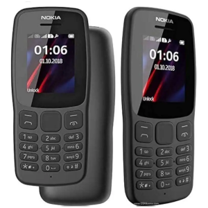 Téléphone Portable Nokia 106 - Double SIM - Ecran 1.8 Pouces - Autonomie Prolongée - Fonctions Essentielles - Noir