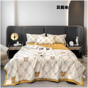 Draps 3 Places avec Taies d'Oreiller