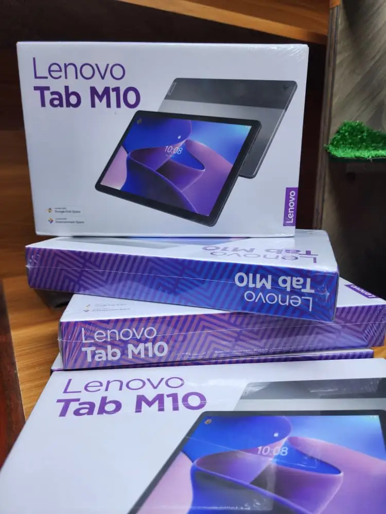 Tablette Lenovo Tab M10 64Go 4Go RAM - 10.1 Pouces - 4G Appels Téléphoniques - Android - Pochette Offerte – Image 3