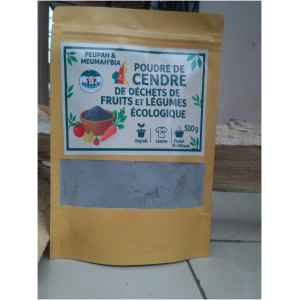 Poudre de Cendres Écologiques - Déchets Agricoles Transformés - Multi-Usages Ménagers - Anti Vergetures Lessive Savonnerie - 100% Naturel