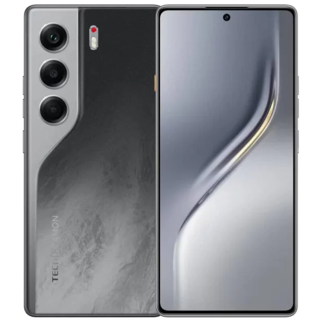 Tecno Camon 40 de face, design élégant et écran immersif