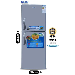 Réfrigérateur Congélateur Oscar 250 Litres Combiné
