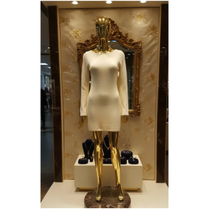 Robe Moulante Maille Élasticisée Femme Taille Unique