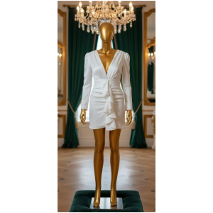 Robe en Soie Naturelle Taille S Élégante