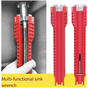 Clé de Salle de Bain Multifonction Professionnelle Plomberie