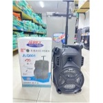 Enceinte Bluetooth Portable Jerry JLQ801 8 Pouces X-Bass 2000W PMPO Roulettes avec micro