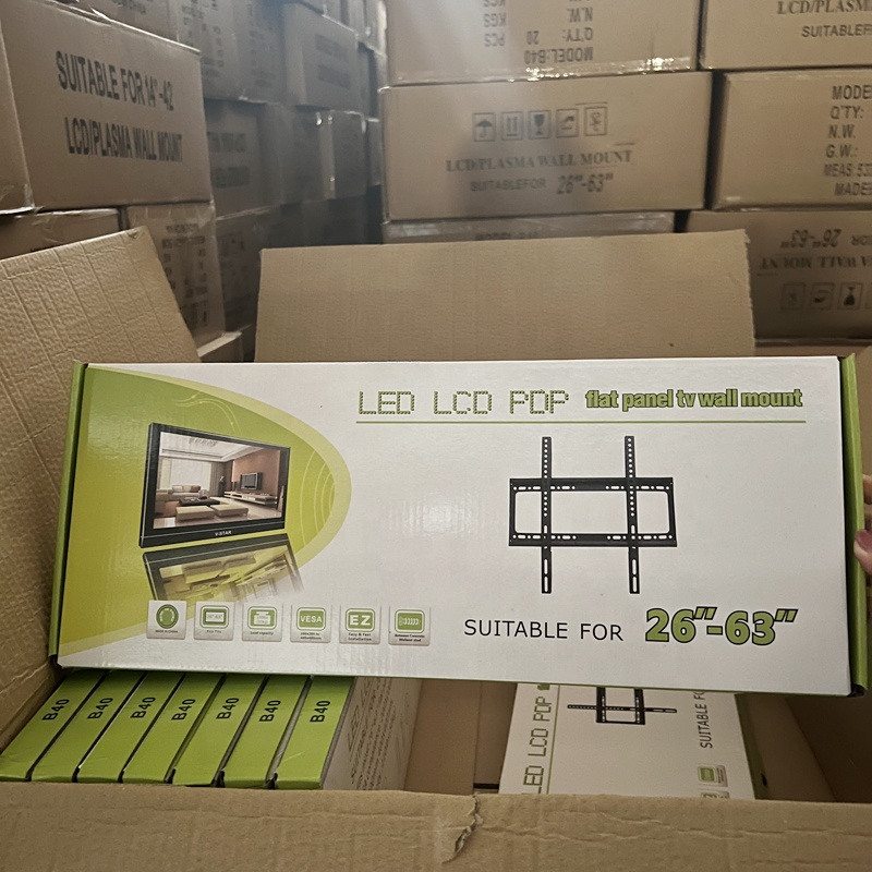 Support Mural TV Acier RTS Universel 26 à 63 Pouces